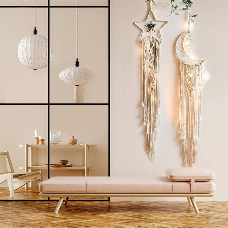 Explosions European-Style Artificial Woven Cotton Rope Tapestry Tassel Home Wall Hanging Decoration Soft Outfit Collection - Image 4